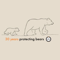 Heavy tote bag: 30 years protecting bears Design