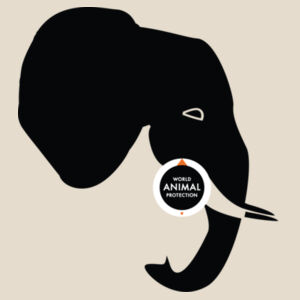 Women's Organic Tee: Elephant Design