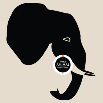 Women's Organic Tee: Elephant Design