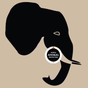Women's Relax Crop Hood: Elephant Design