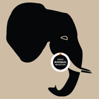 Women's Relax Crop Hood: Elephant Design