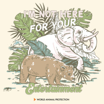 Tote bag: I’m Not Here For Your Entertainment Design