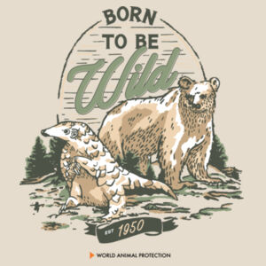 Men's organic hoodie: Born to be Wild Design
