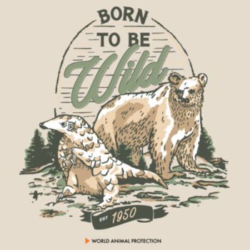 Men's organic hoodie: Born to be Wild Design