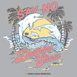 Tote bag: Say No to the Dolphin Show Design