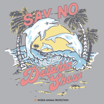 Tote bag: Say No to the Dolphin Show Design