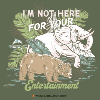I’m Not Here For Your Entertainment: Kids T-shirt Design