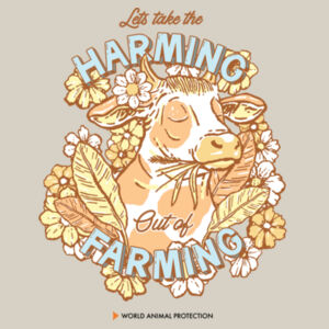 Let’s take the Harming out of Farming: Kids t-shirt Design