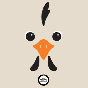 Women's Organic Tee: Chicken Design
