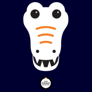 Men's Organic Tee: Crocodile Design