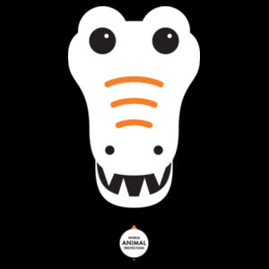 Women's Organic Tee: Crocodile Design
