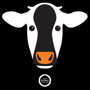 Women's Organic Tee: Cow Design