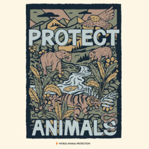 Tote bag: Protect Animals Design