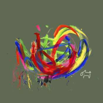 Men's Tee: Pigcasso Design