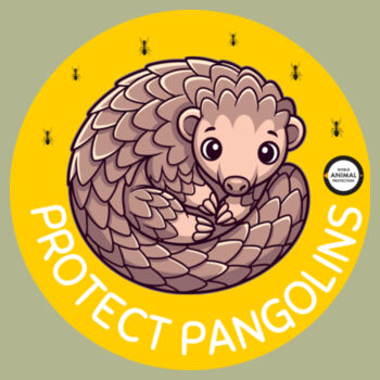 Men's Tee: Protect Pangolins Design