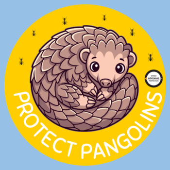 Kids Tee: Protect Pangolins Design