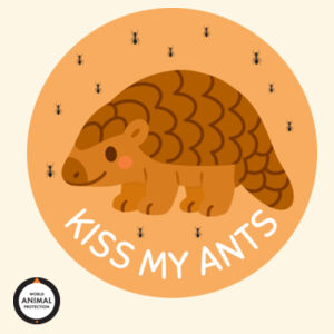 Tote bag: Kiss My Ants Design
