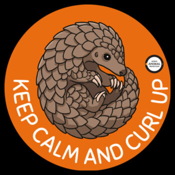 Men's Hoodie: Stay Calm and Curl Up Design