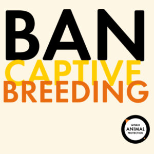Tote bag: Ban captive breeding Design