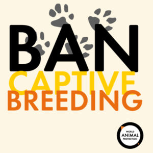 Tote bag: Ban Captive Breeding - Paws Design