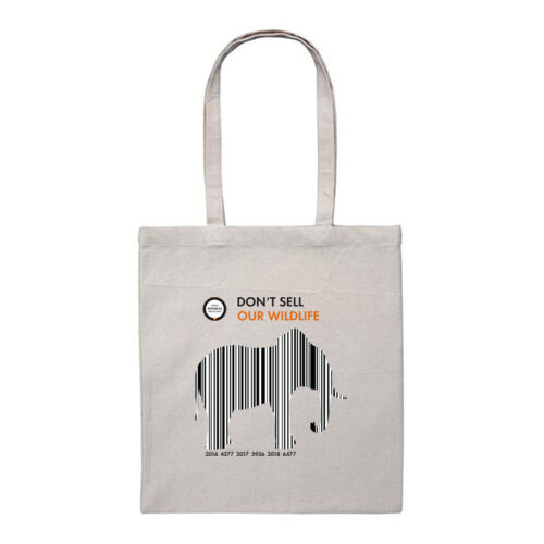 Heavy Duty Canvas Tote Bag - Elephants Thumbnail