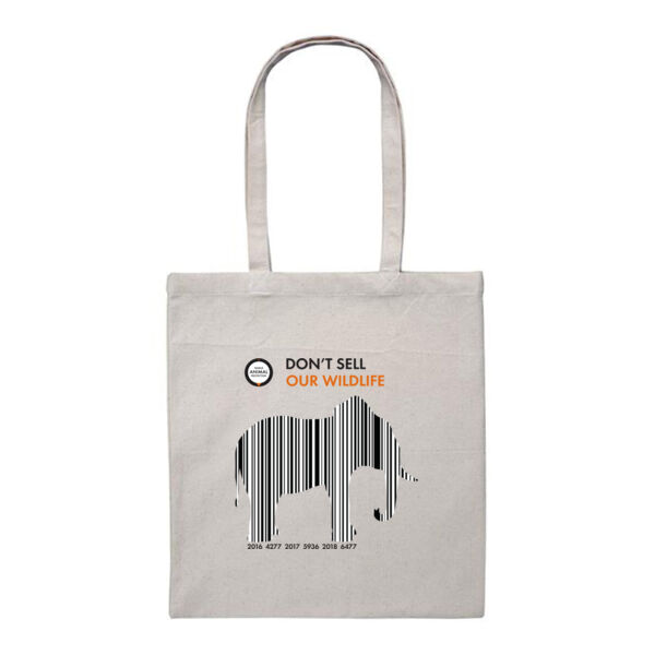Heavy Duty Canvas Tote Bag - Elephants Thumbnail