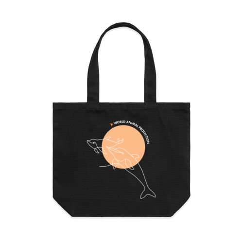 Shoulder tote bag - Dolphins  Thumbnail