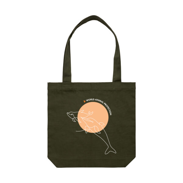 Carrie Tote Bag  - Dolphins Thumbnail