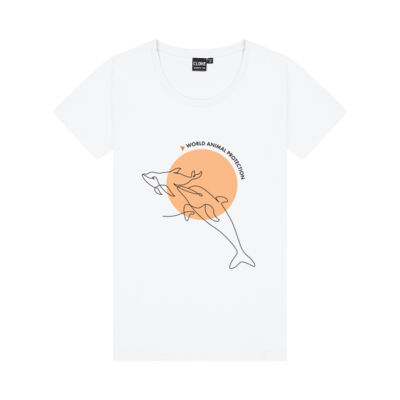 Womens Silhouette Tee - Dolphins Thumbnail