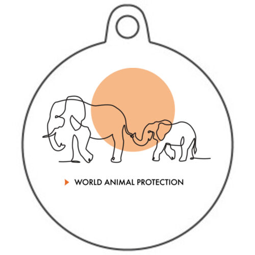 Elephants pet tag Thumbnail