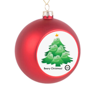 Christmas Ball Ornament: Beary Christmas! Thumbnail