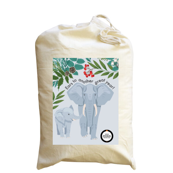 Medium Santa Sack: Ears to another great year! Thumbnail