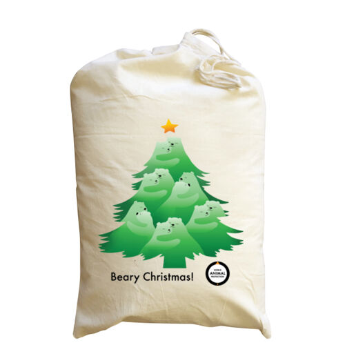 Medium Santa Sack: Beary Christmas! Thumbnail