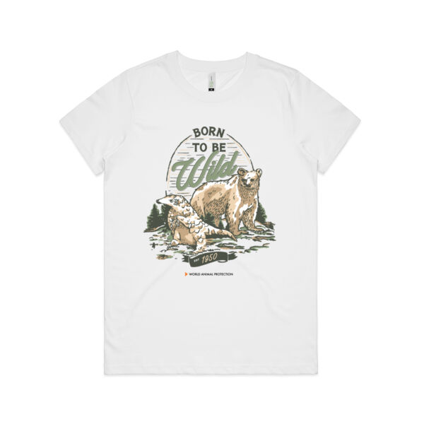 Women's Organic Tee: Born to be Wild Thumbnail