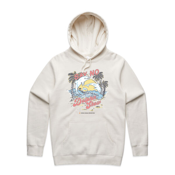 Men's organic hoodie: Say No to the Dolphin Show Thumbnail