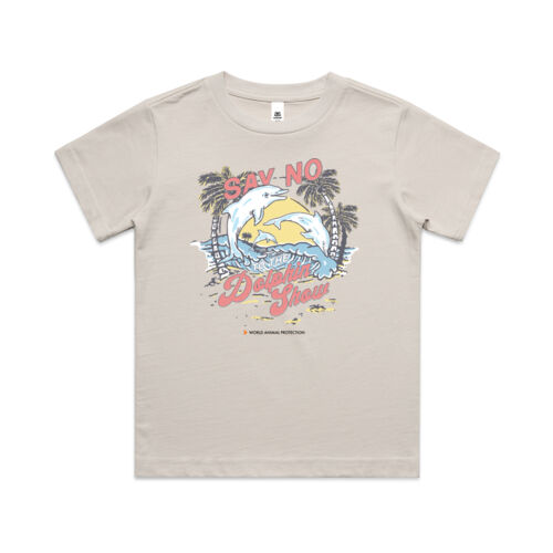 Say No to the Dolphin Show: Kids t-shirt Thumbnail