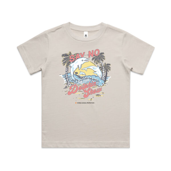 Say No to the Dolphin Show: Kids t-shirt Thumbnail