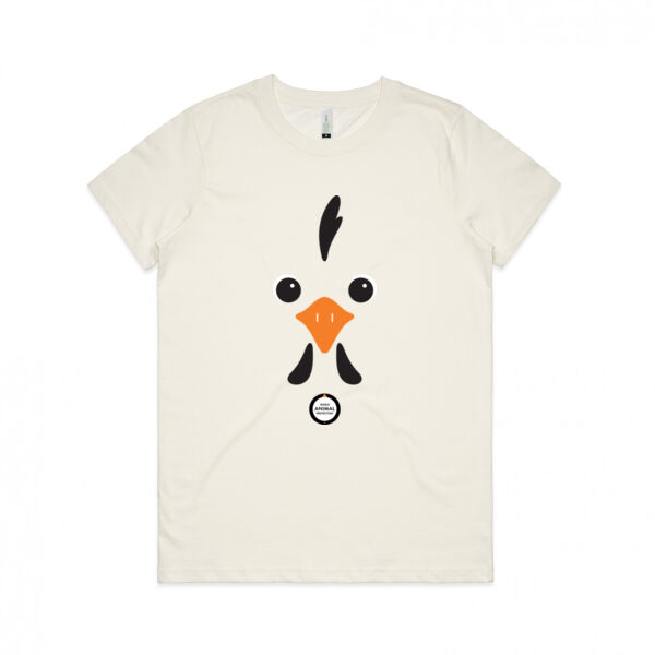 Women's Organic Tee: Chicken Thumbnail