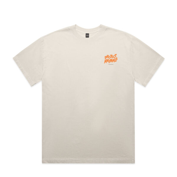 Men's Heavy Faded Tee: Protect Animals Thumbnail