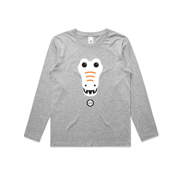 Kids Long Sleeve Tee: Crocodile Thumbnail