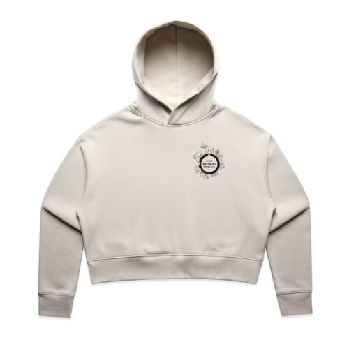 Women's Relax Crop Hood: Logo Thumbnail