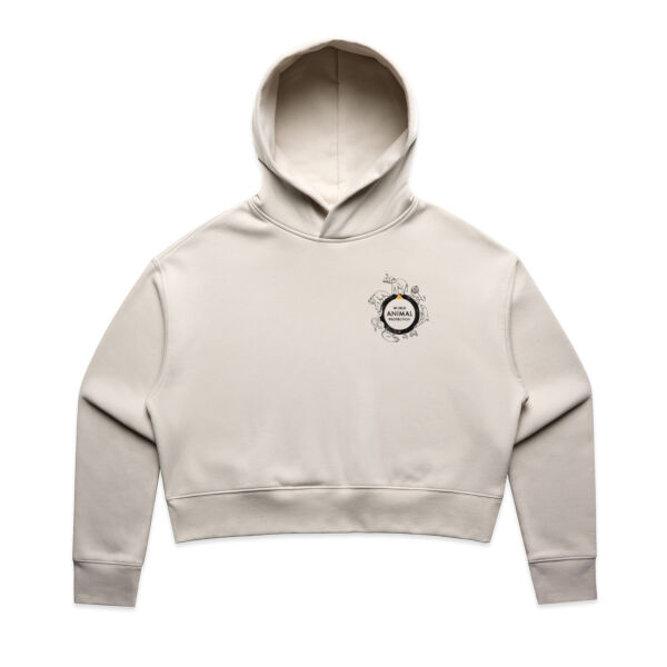 Women's Relax Crop Hood: Logo Thumbnail