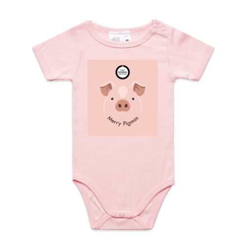 Infant Baby One-Piece: Merry Pigmas Thumbnail