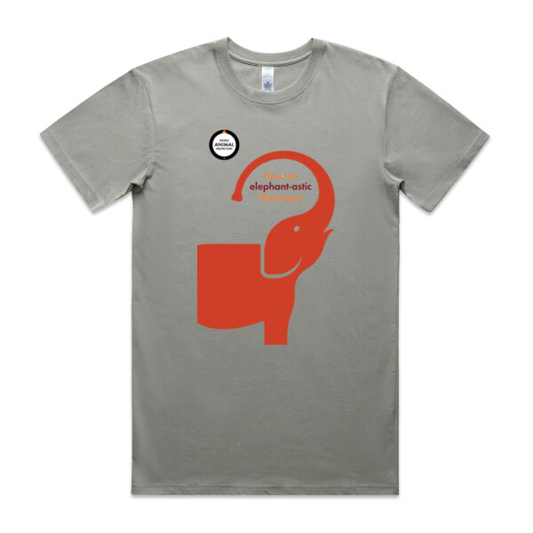 Men's Organic Tee: Have an elephant-astic year! Thumbnail