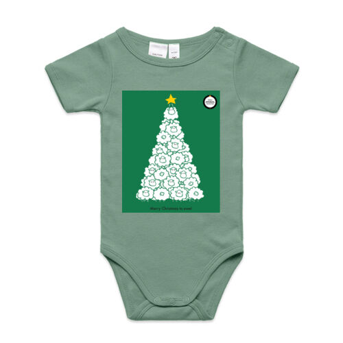 Infant Baby One-Piece: Merry Christmas to Ewe! Thumbnail