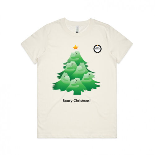 Women's Organic Tee: Beary Christmas! Thumbnail