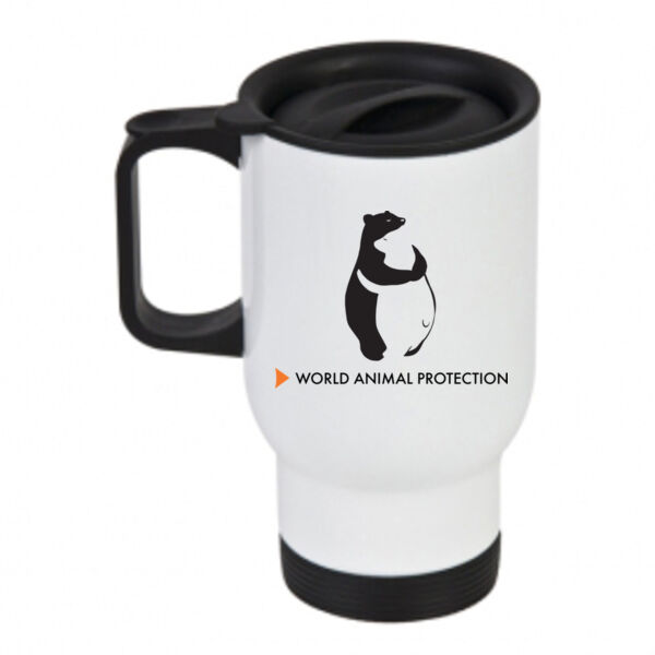 Travel mug: Hugging bears Thumbnail