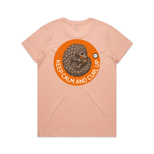 Women's Tee: Keep Calm and Curl Up Thumbnail