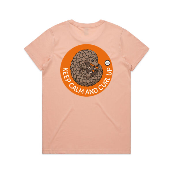 Women's Tee: Keep Calm and Curl Up Thumbnail