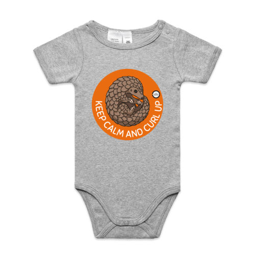 Infant Baby One-Piece: Keep Calm and Curl Up Thumbnail